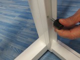 Secure with a turning knob